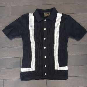 Majestic Black and White Kids Shirt